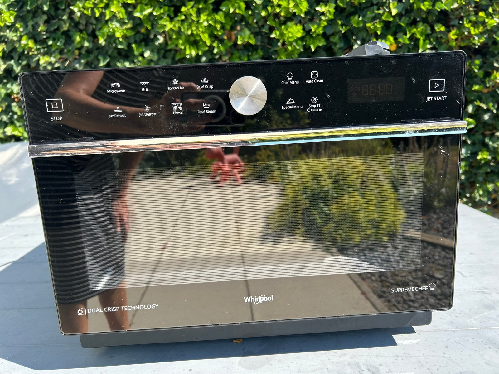 Whirlpool SupremeChef MWP 339 B Combimagnetron, Witgoed en Apparatuur, Magnetrons, Zo goed als nieuw, Vrijstaand, Combimagnetron