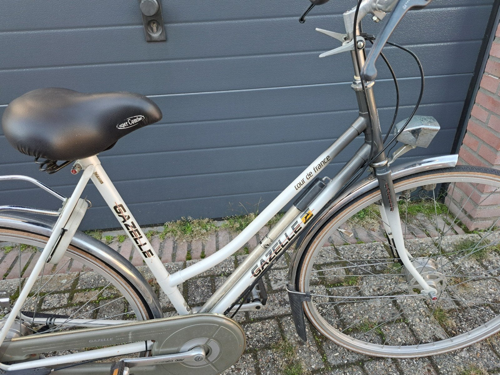 Gazelle tour de france, Fietsen en Brommers, Ophalen, Jaren '60 of nieuwer, Velgrem, 55 tot 59 cm