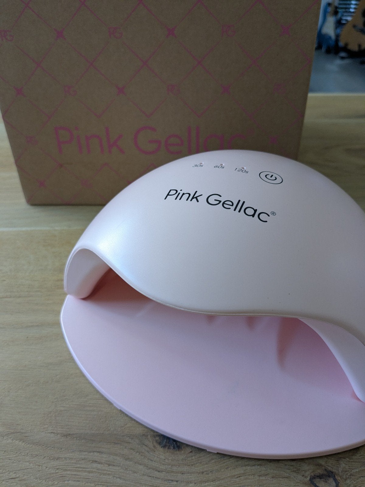Pink Gellac starterspakket met lamp en 12 kleuren, Ophalen of Verzenden, Zo goed als nieuw, Overige kleuren, Handen en Nagels