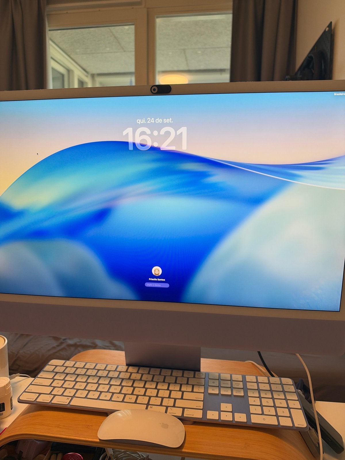 iMac Apple M1 2021 Paars - Zo goed als nieuw, Computers en Software, Ophalen, Zo goed als nieuw, 8 GB, IMac