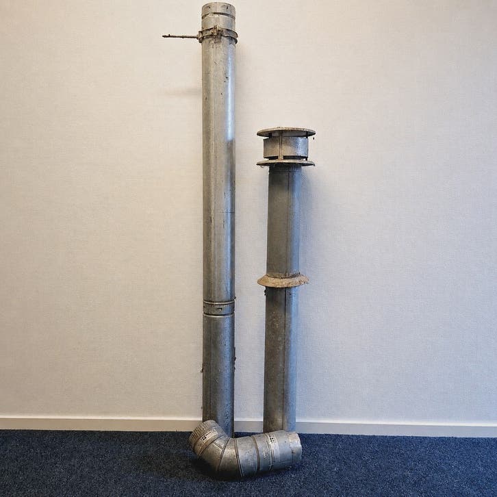 Metalen Ventilatiebuizen met Kap Rookgaspijp / Rookgasafvoer