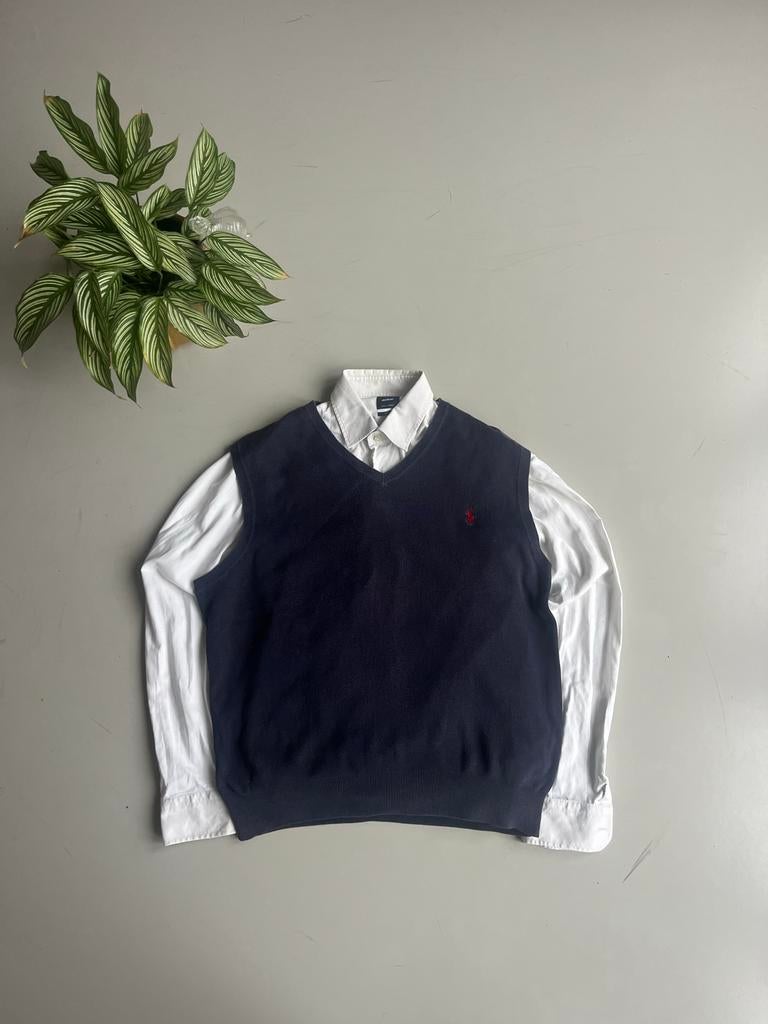 Ralph Lauren spencer, Ophalen of Verzenden, Gedragen, Maat 46 (S) of kleiner, Blauw