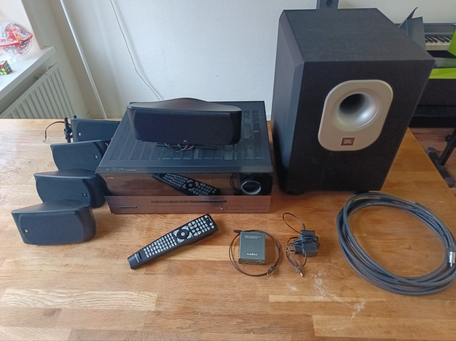 Harman Kardon Home Cinema Set met JBL speakers, Gebruikt, 5.1-systeem, Minder dan 40 watt, Ophalen