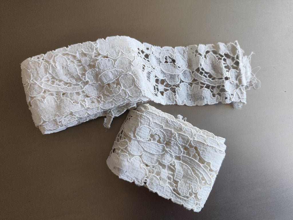 KANT MET DIKKE DRAAD - BREED, Hobby en Vrije tijd, Naaien en Fournituren, Ophalen of Verzenden, Nieuw, Kant