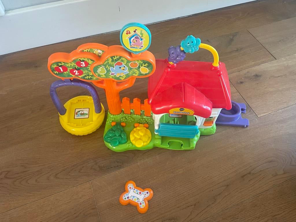 VTech Zoef Zoef Dieren Hondenhok Speelset, Ophalen of Verzenden, Gebruikt, Overige typen, Met geluid
