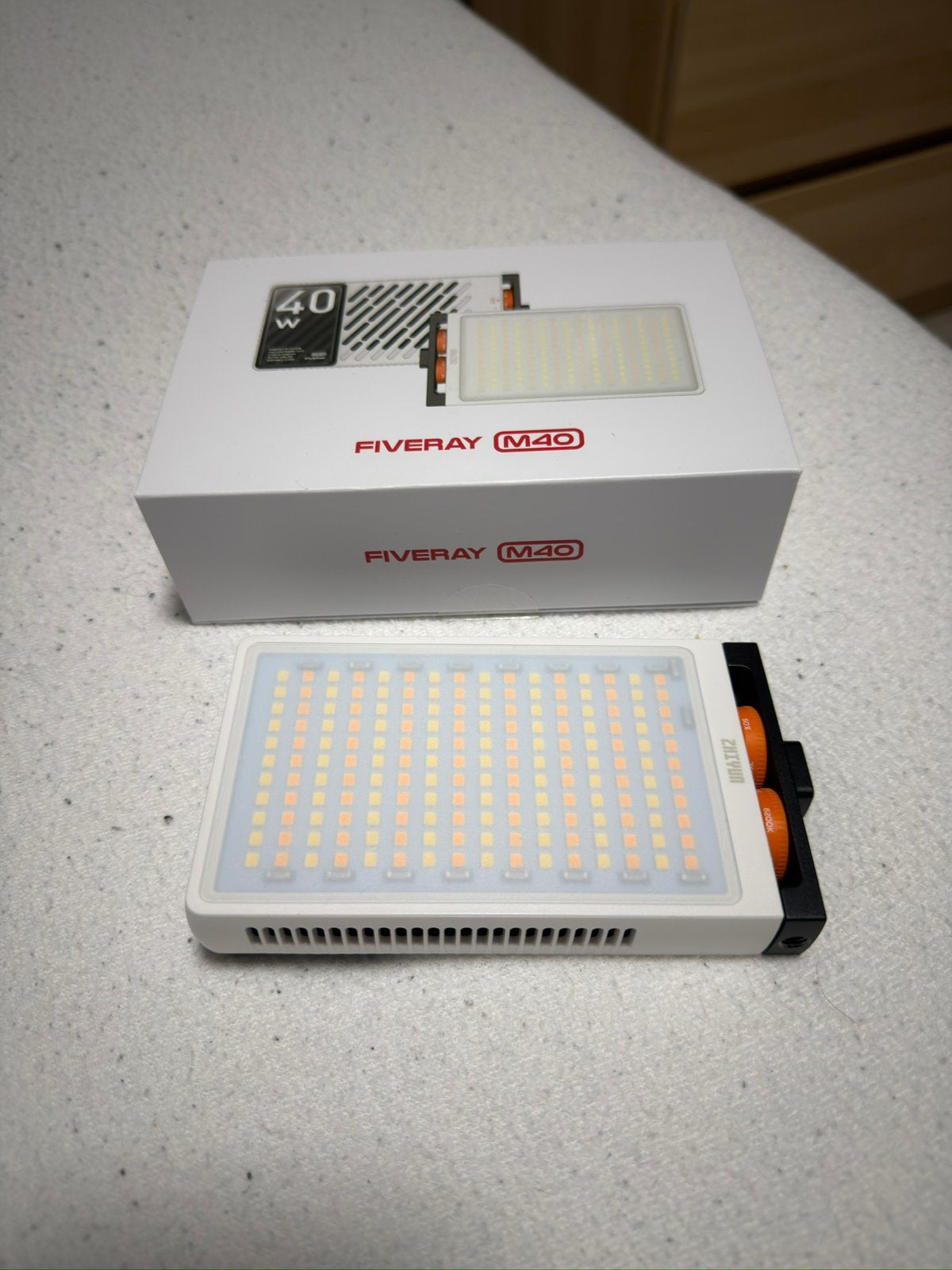Zhiyun Fiveray M40 40W LED Video Light – Complete in Box, Ophalen of Verzenden, Nieuw, Video