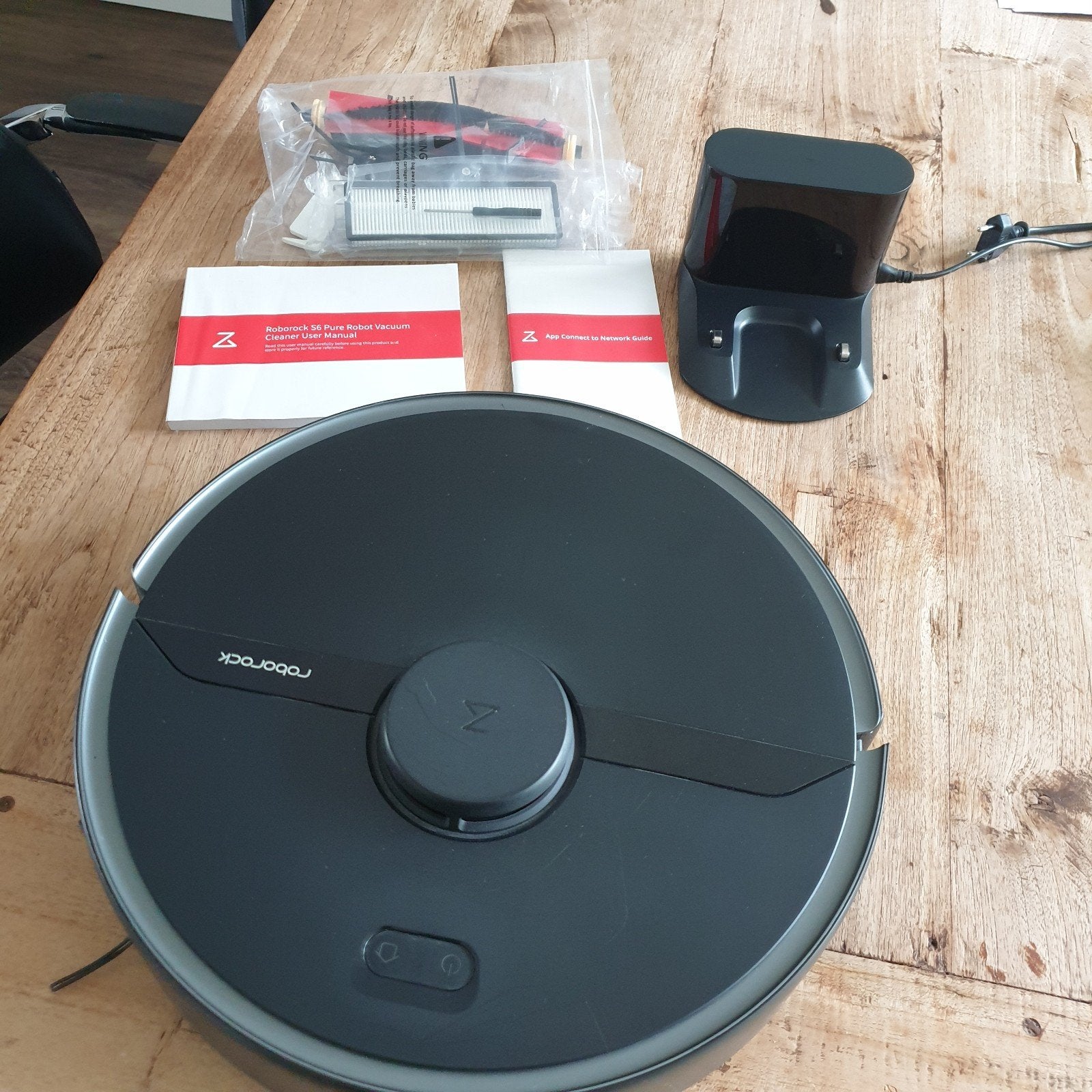 Roborock S6 Pure stofzuiger met dweil functie, Ophalen, Robotstofzuiger