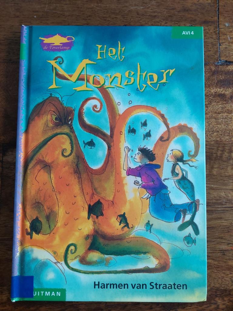 AVI 4 boek Harmen van Straaten - Het monster, Ophalen of Verzenden, Zo goed als nieuw, Harmen van Straaten