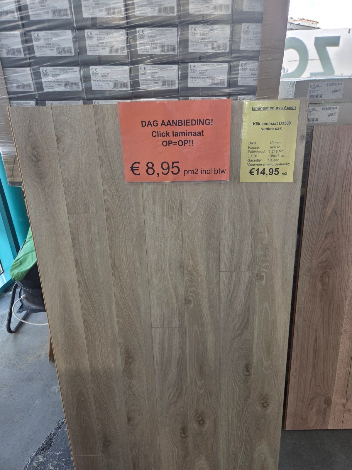 laminaat d3509 venise oak, Ophalen, Nieuw, 75 m² of meer, Laminaat
