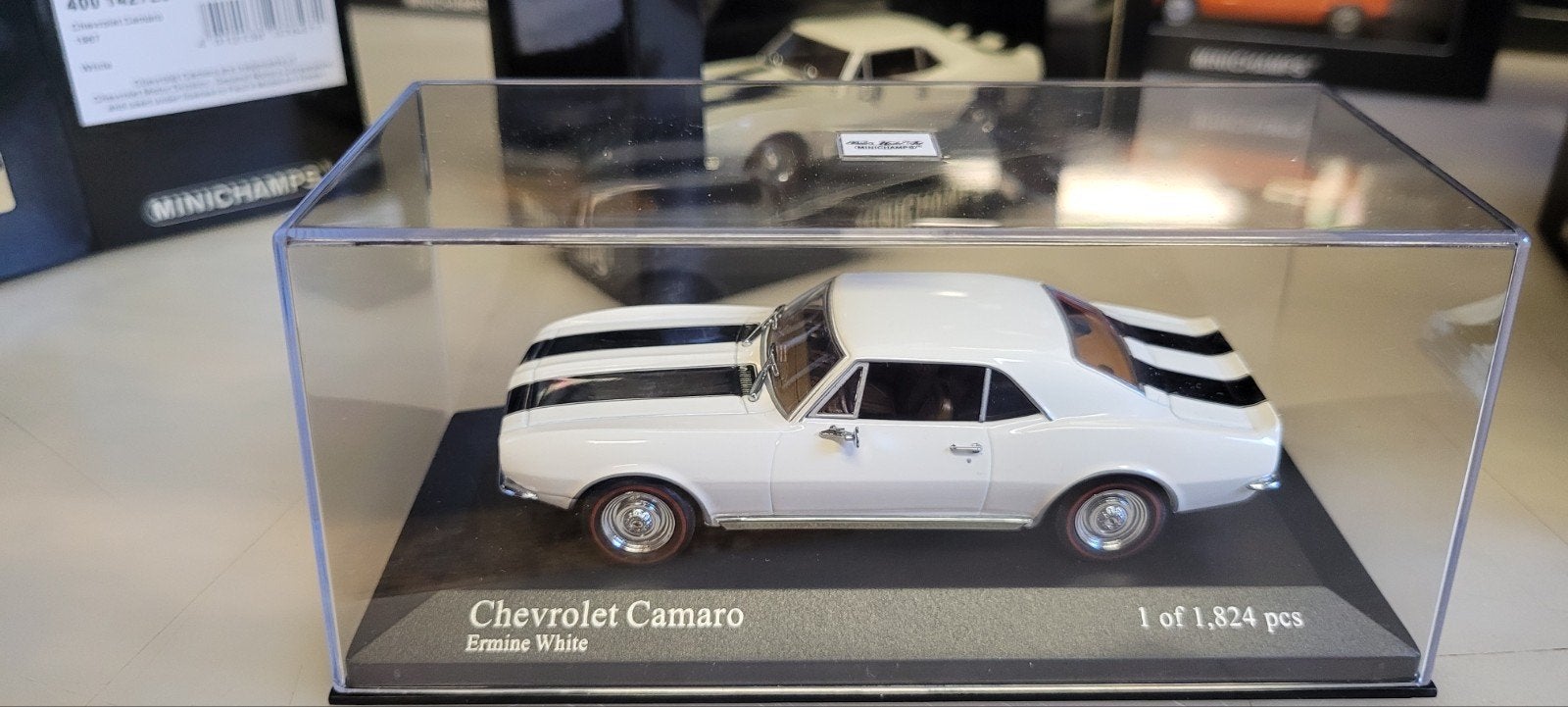 Minichamps 1967 Chevrolet Camaro, Ophalen of Verzenden, Nieuw, Auto, MiniChamps