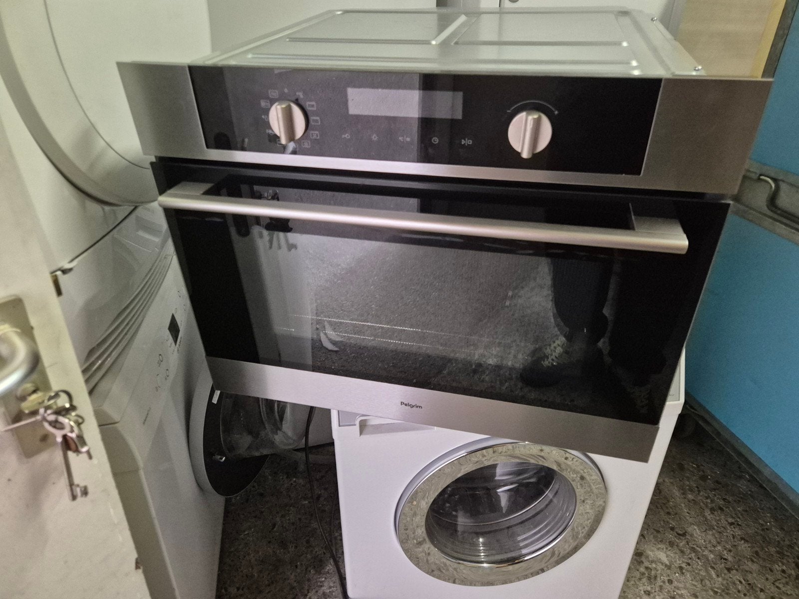 Pelgrim Inbouw Combimagnetron - Zo goed als nieuw, Combimagnetron, Ophalen of Verzenden, Zo goed als nieuw, Inbouw