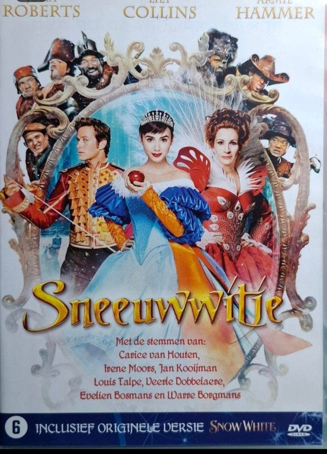 Sneeuwwitje DVD met Julia Roberts, Alle leeftijden, Ophalen of Verzenden, Zo goed als nieuw, Film