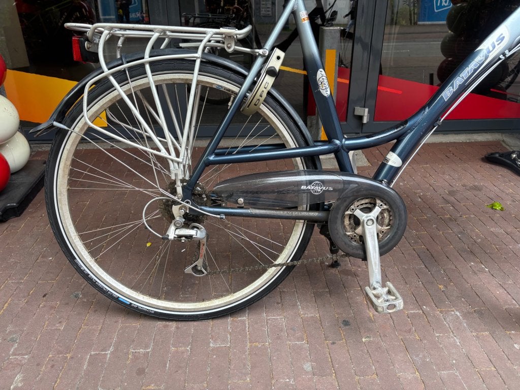 Fietshokje Raaks: Batavus jakima damesfiets 3X7S versnelling, Gebruikt, Versnellingen, Niet ingevuld, Trommelrem