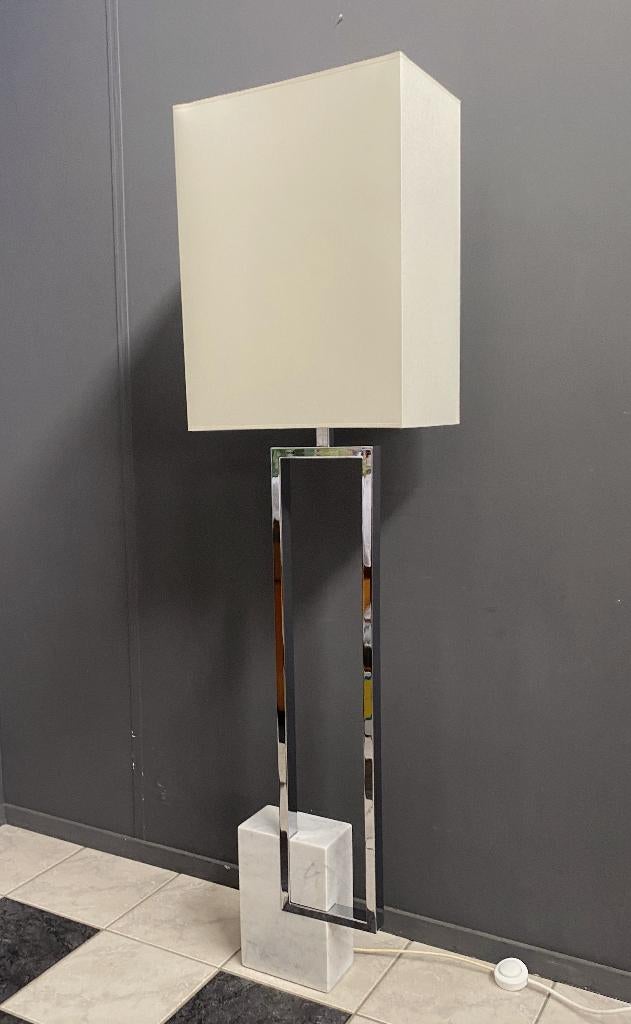 70 jaren Giovanni Banci zeldzame vloer lamp marmer Italië, Ophalen, Gebruikt, Vintage, Overige materialen