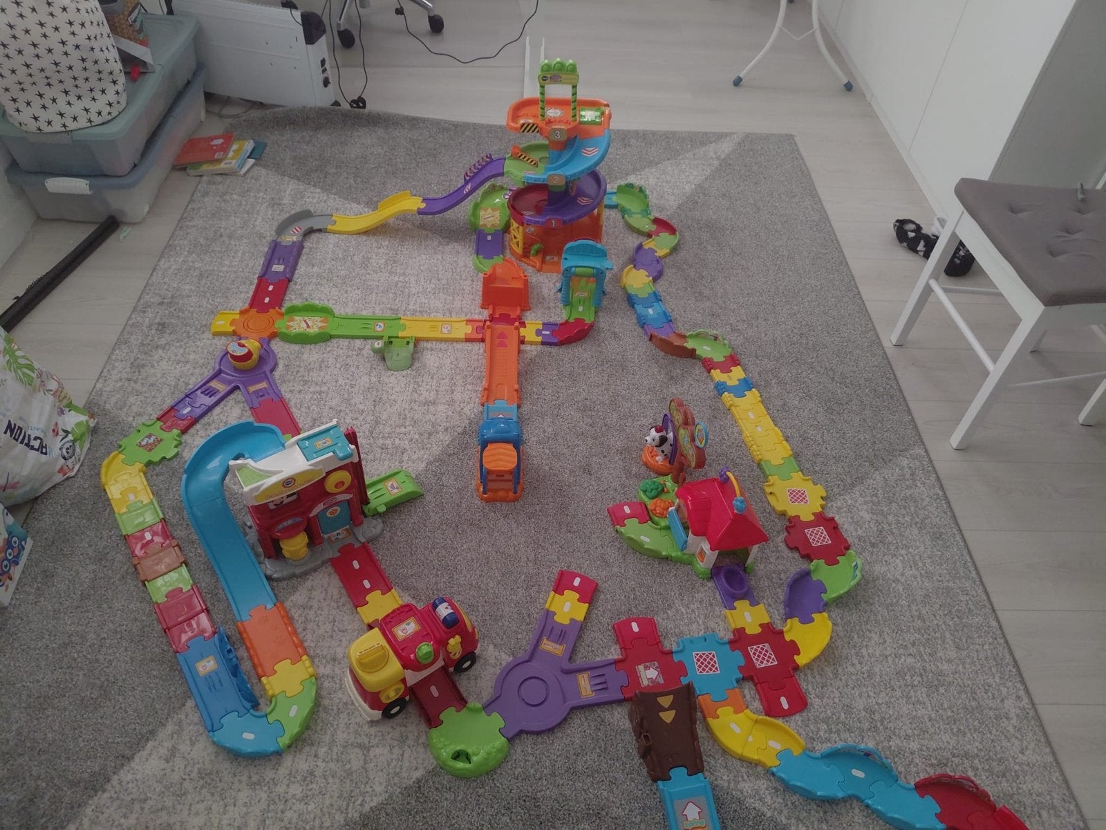 VTech Toet Toet Auto's Grote Speelset met meerdere Auto's, Ophalen, Gebruikt