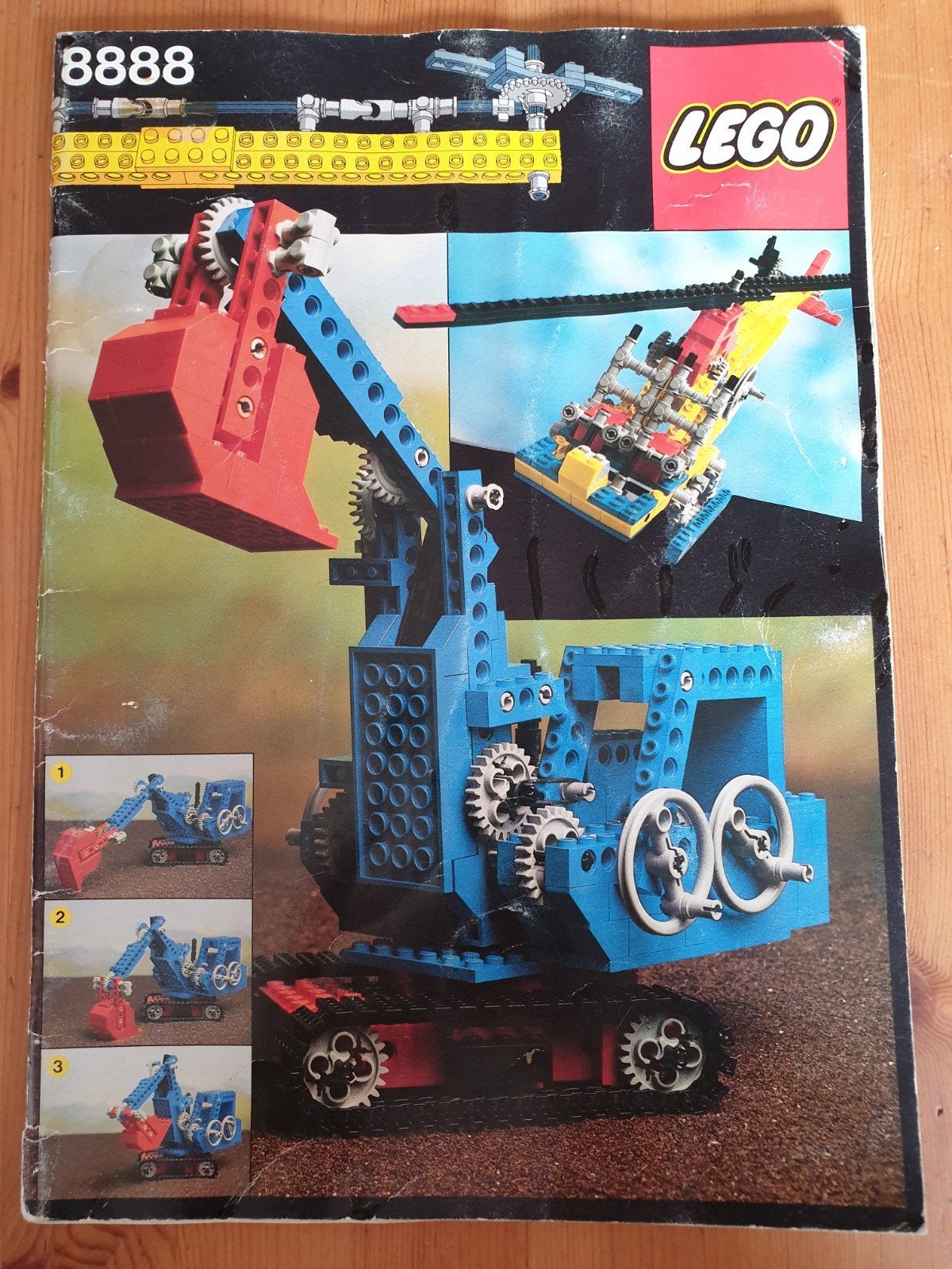 Vintage LEGO Technic Ideeënboek 8888 - Zeldzaam!, Gebruikt, Lego, Overige typen, Ophalen of Verzenden