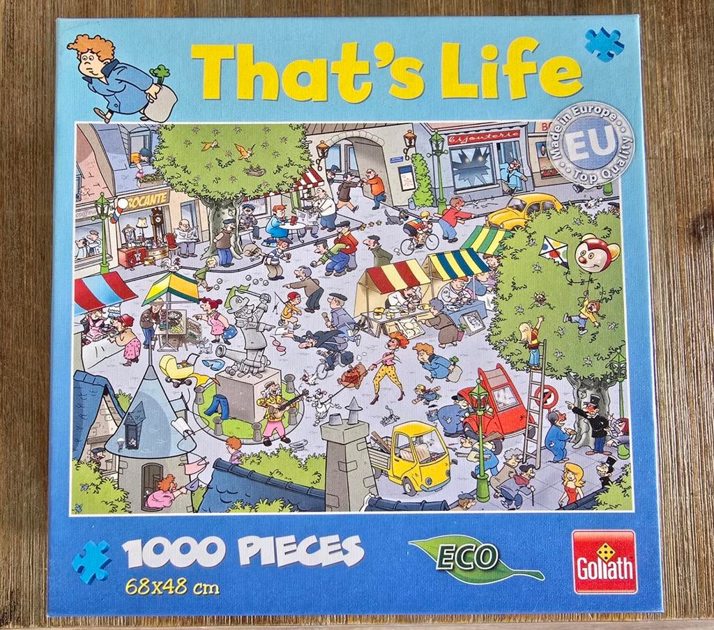 Puzzel That's Life 1000 stukjes, Ophalen of Verzenden, 500 t/m 1500 stukjes, Zo goed als nieuw, Legpuzzel