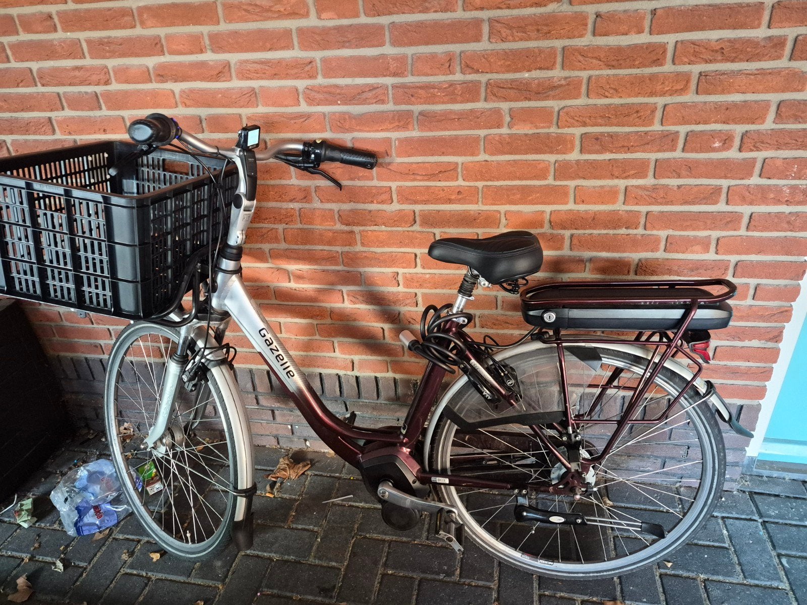 Gazelle elektrische fiets - Goed onderhouden (motor defect), Fietsen en Brommers, Elektrische fietsen, Ophalen, Gebruikt, 50 km per accu of meer