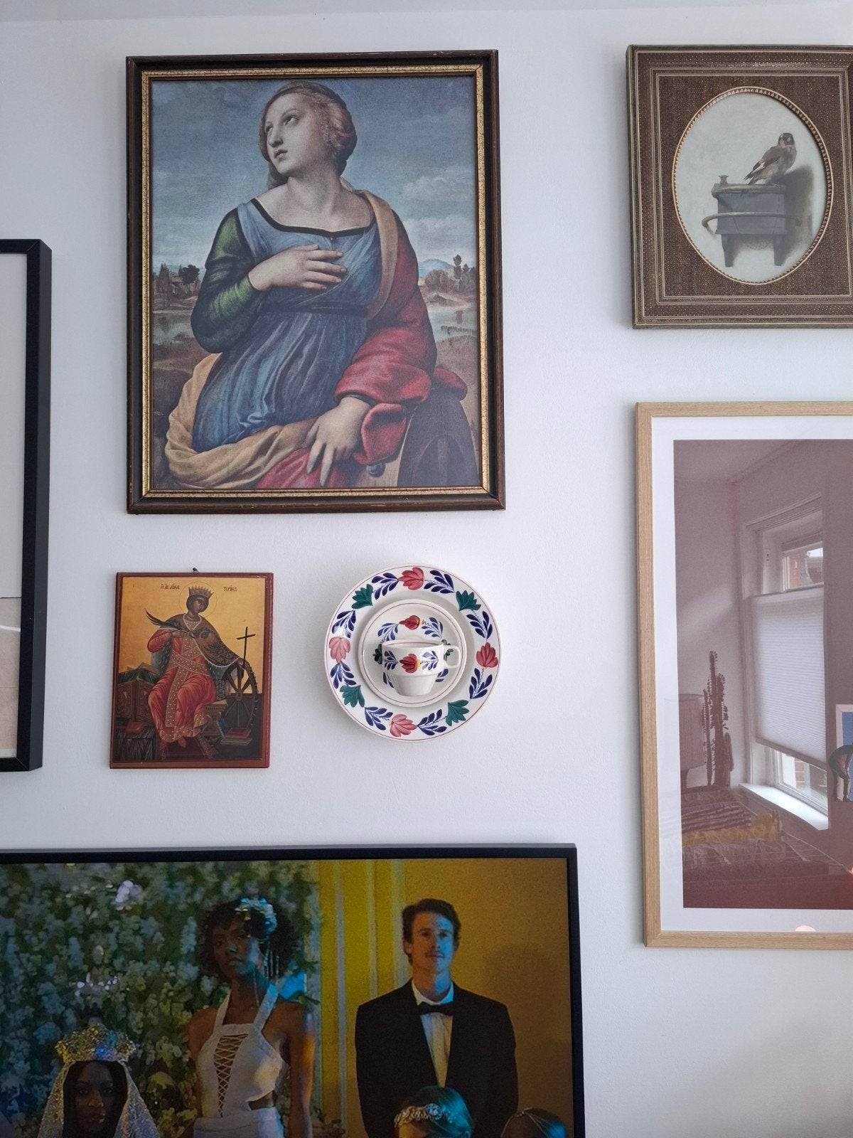 Boerenbont wanddecoratie, Ophalen of Verzenden