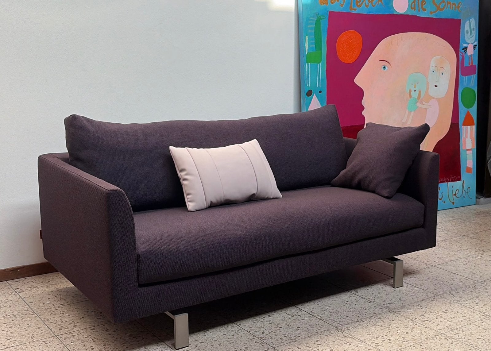 Montis Axel 2.5 zits bank met kussen als NIEUW, Ophalen, 75 tot 100 cm