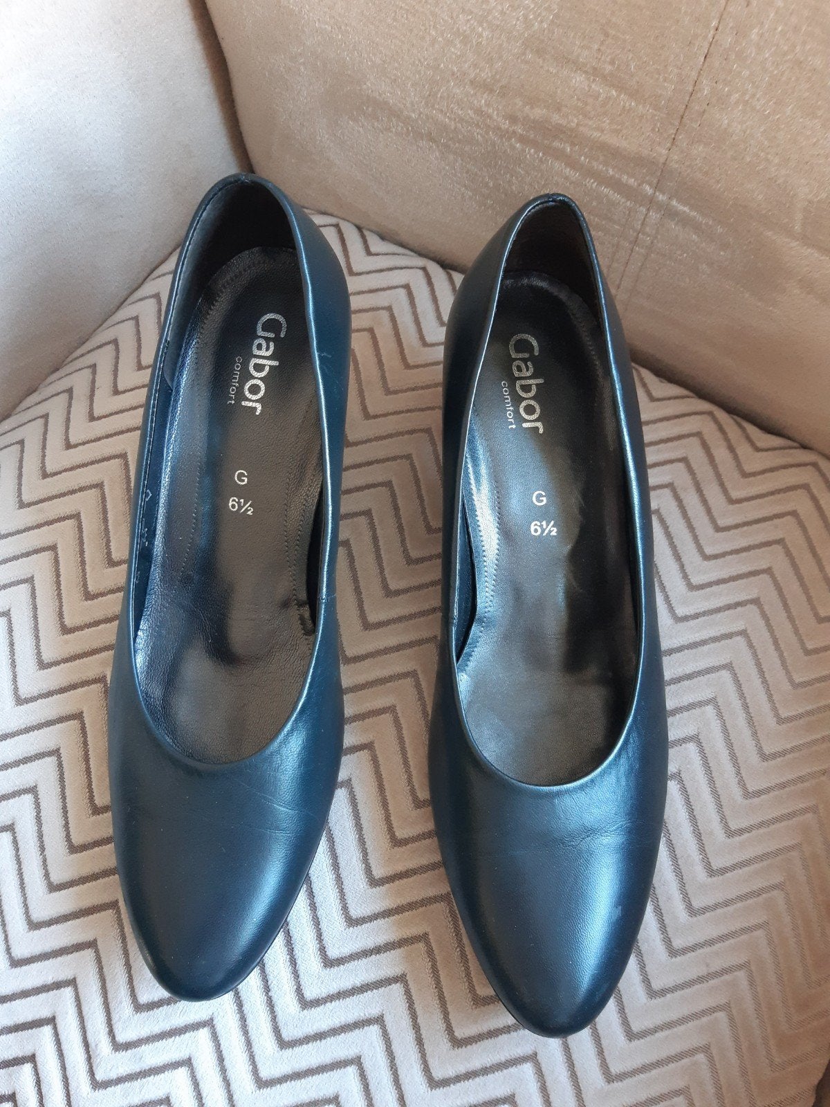 GABOR PUMPS MAAT 39.5 G WIJDTE, Ophalen of Verzenden, Zo goed als nieuw, Zwart