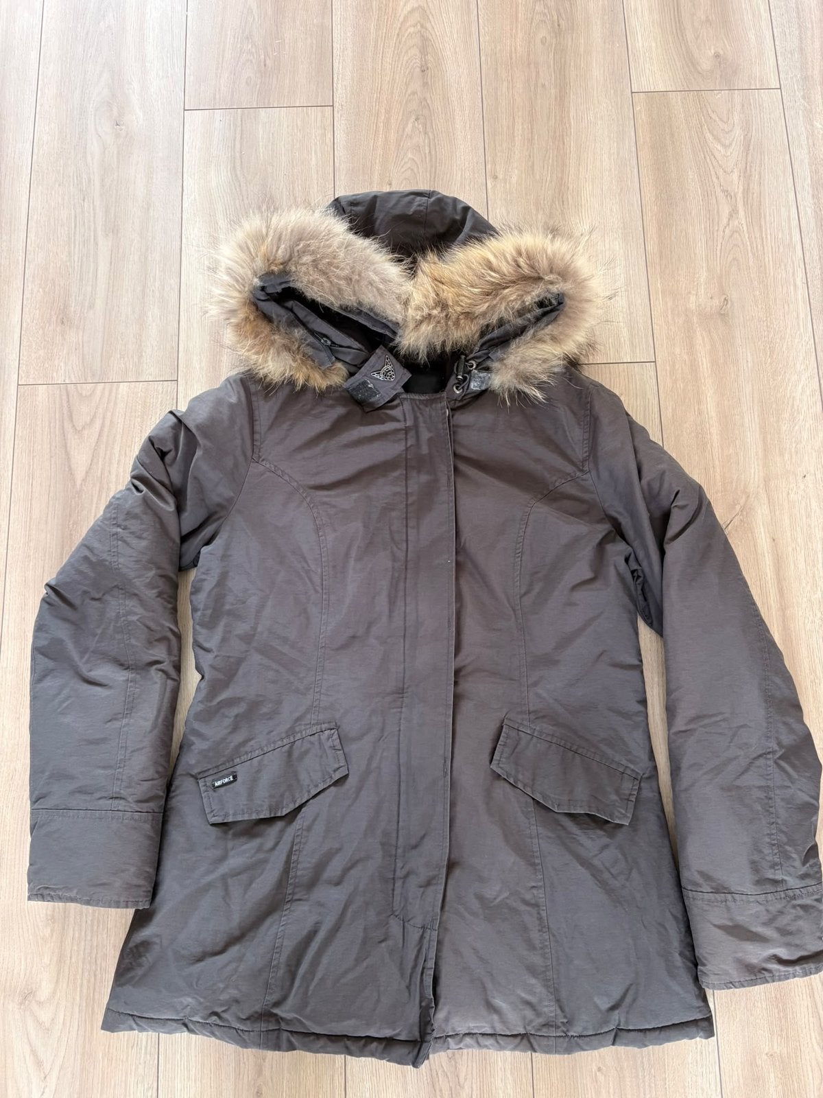 Airforce Parka Winterjas Dames XXL, Ophalen of Verzenden, Gedragen, Maat 46/48 (XL) of groter, Grijs