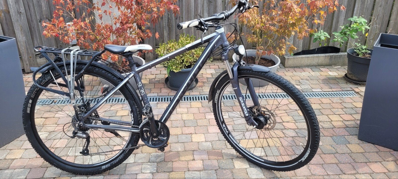 Haibike allround fiets, framemaat 46 cm., Fietsen en Brommers, Overige merken, Gebruikt, Versnellingen, Schijfrem