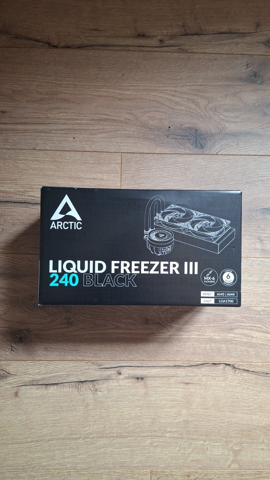ARCTIC Liquid Freezer III 240 Black AIO Waterkoeling, Computers en Software, Ophalen of Verzenden, Nieuw, Waterkoeling