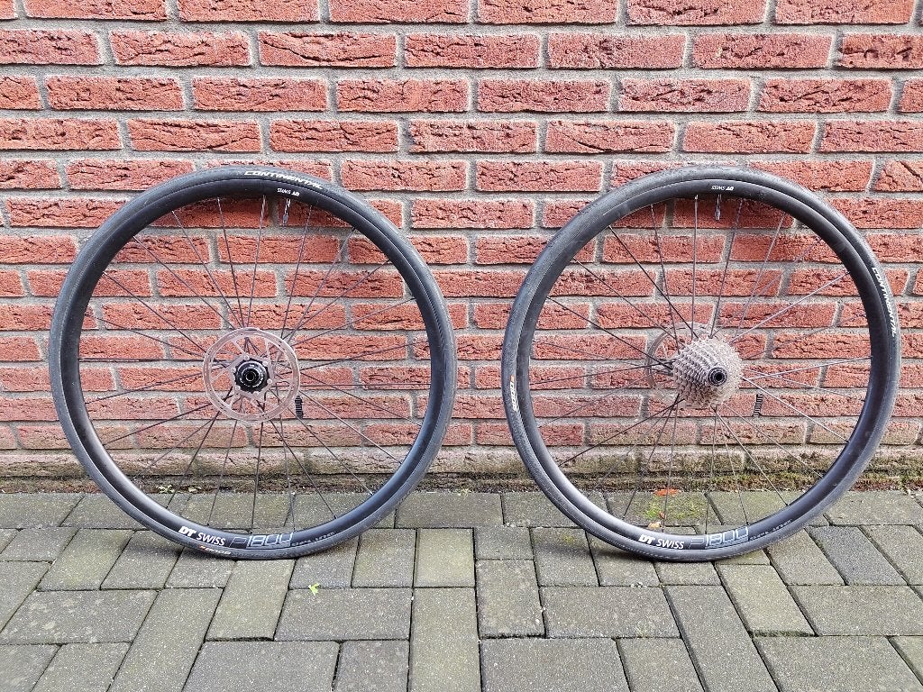 DT Swiss P1800 wielset, Fietsen en Brommers, DT Swiss, Zo goed als nieuw, Aluminium, Racefiets