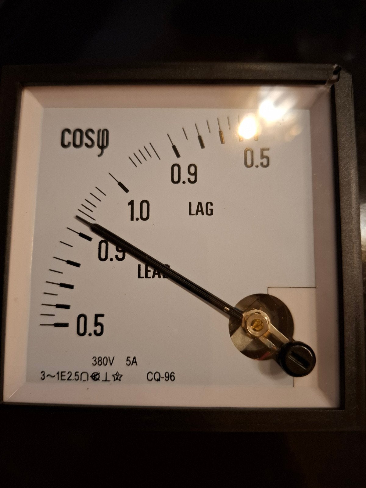 Analoge Cosinus Phi Meter Power Factor Meter - CQ-96 (380V, Ophalen of Verzenden