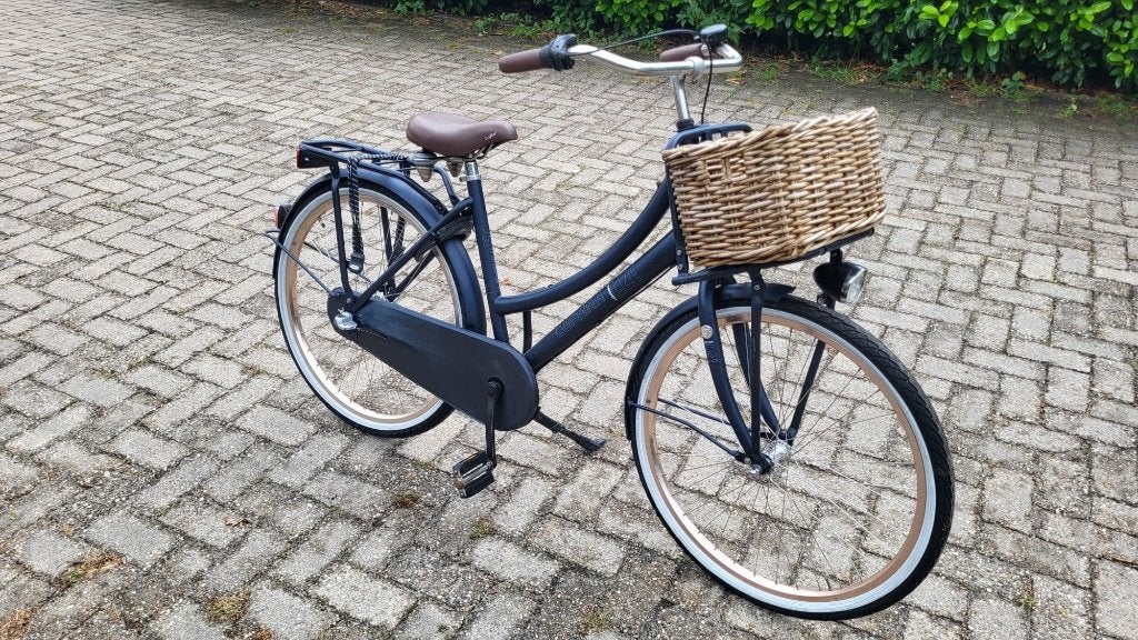 Cortina U4 meisjesfiets, 26 inch of meer, Terugtraprem, Gebruikt, Versnellingen