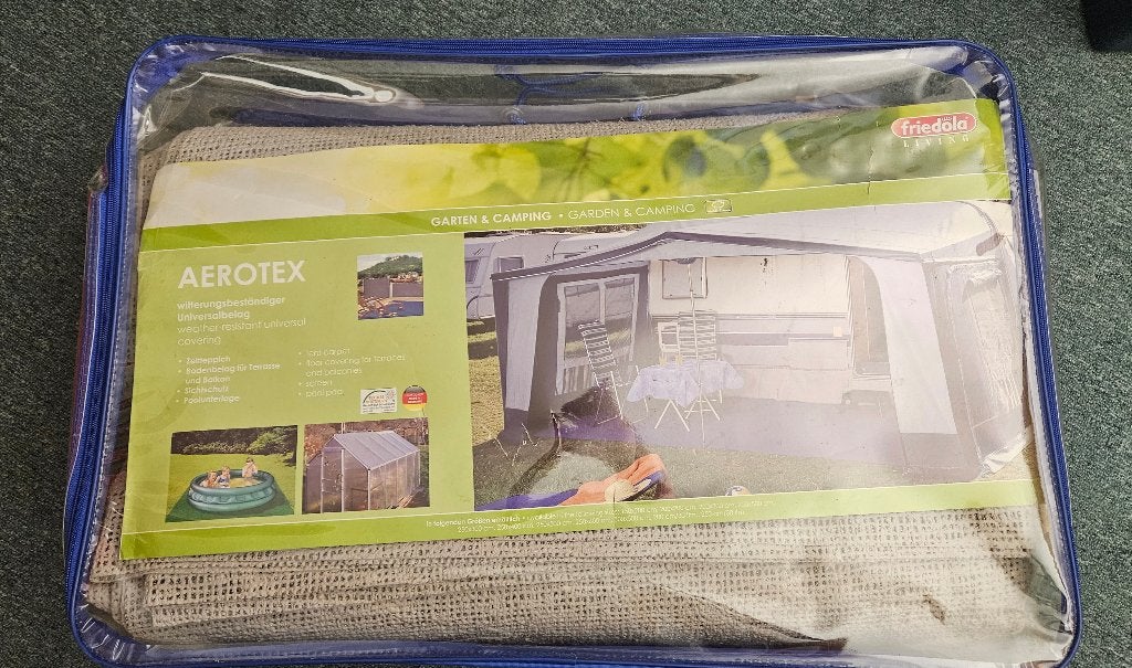 Grondtapijt voortent of caravan, Caravans en Kamperen, Ophalen, Zo goed als nieuw