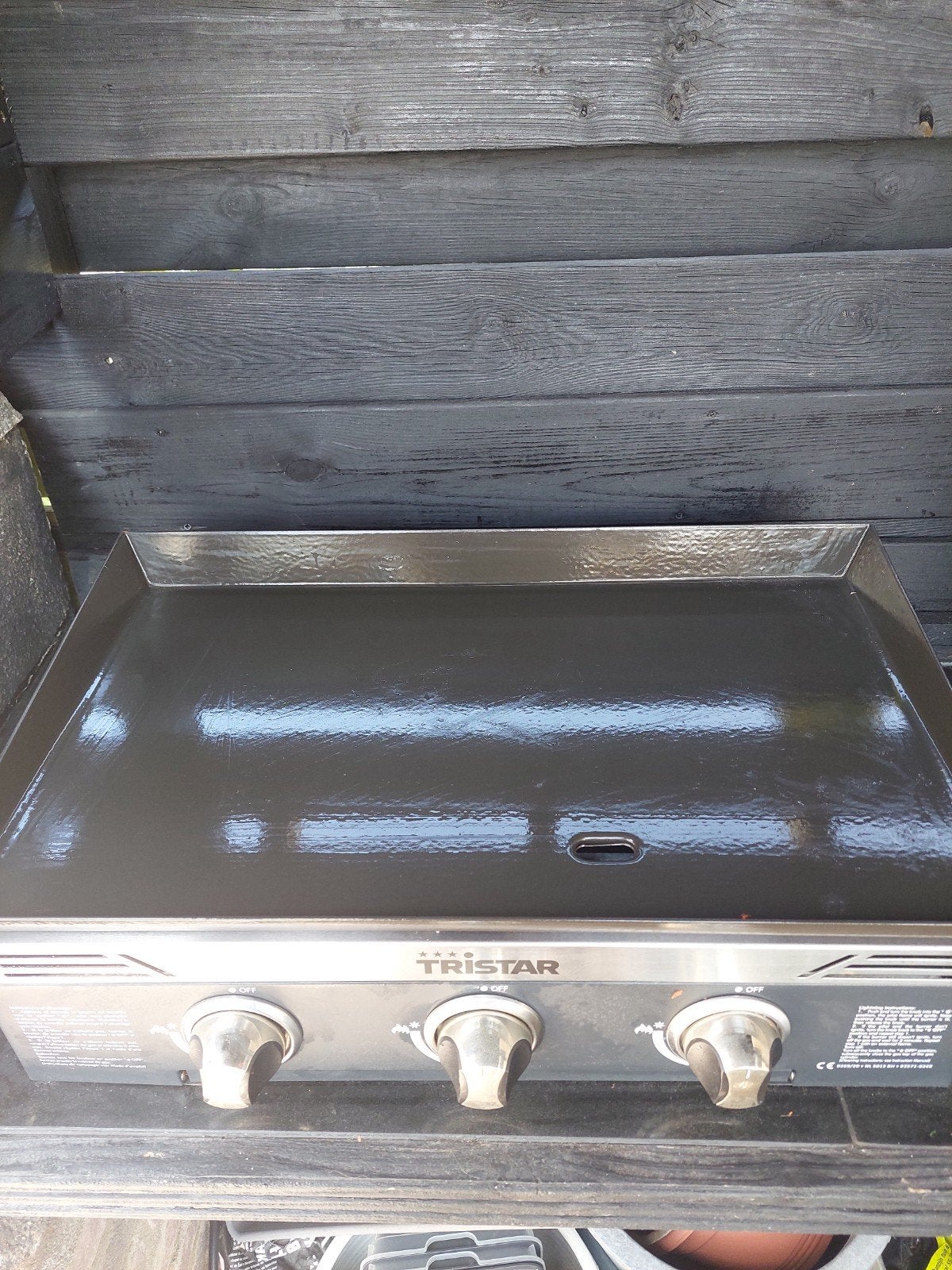 Tristar Gas BBQ met 3 branders en bakplaat, Ophalen of Verzenden, Gebruikt, Tristar