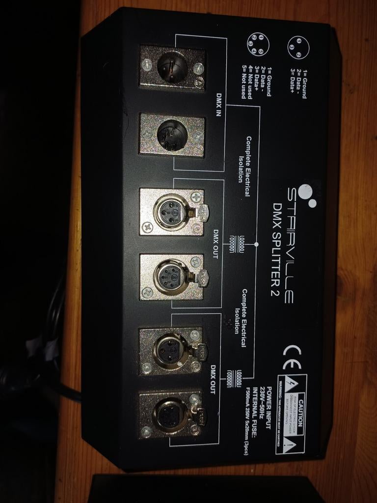 2x dmx splitter 2 van stairville.als nieuw., Ophalen, Zo goed als nieuw, Licht