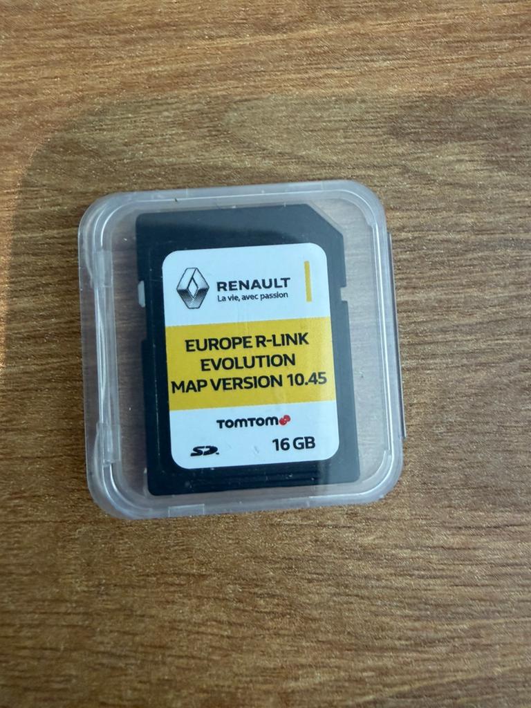 Renault R-Link Evolution Tomtom Europa 10.45, Ophalen of Verzenden, Gebruikt, Landkaarten