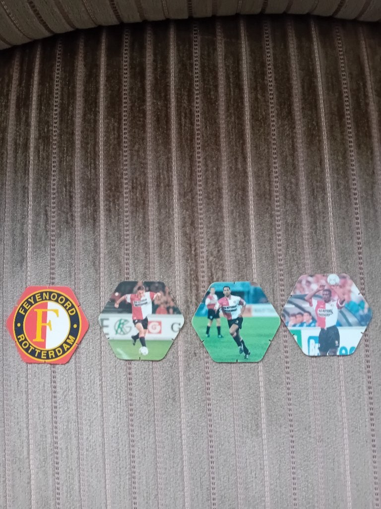 4 top shots - Feijenoord, Ophalen of Verzenden, Gebruikt, Feyenoord, Poster, Plaatje of Sticker