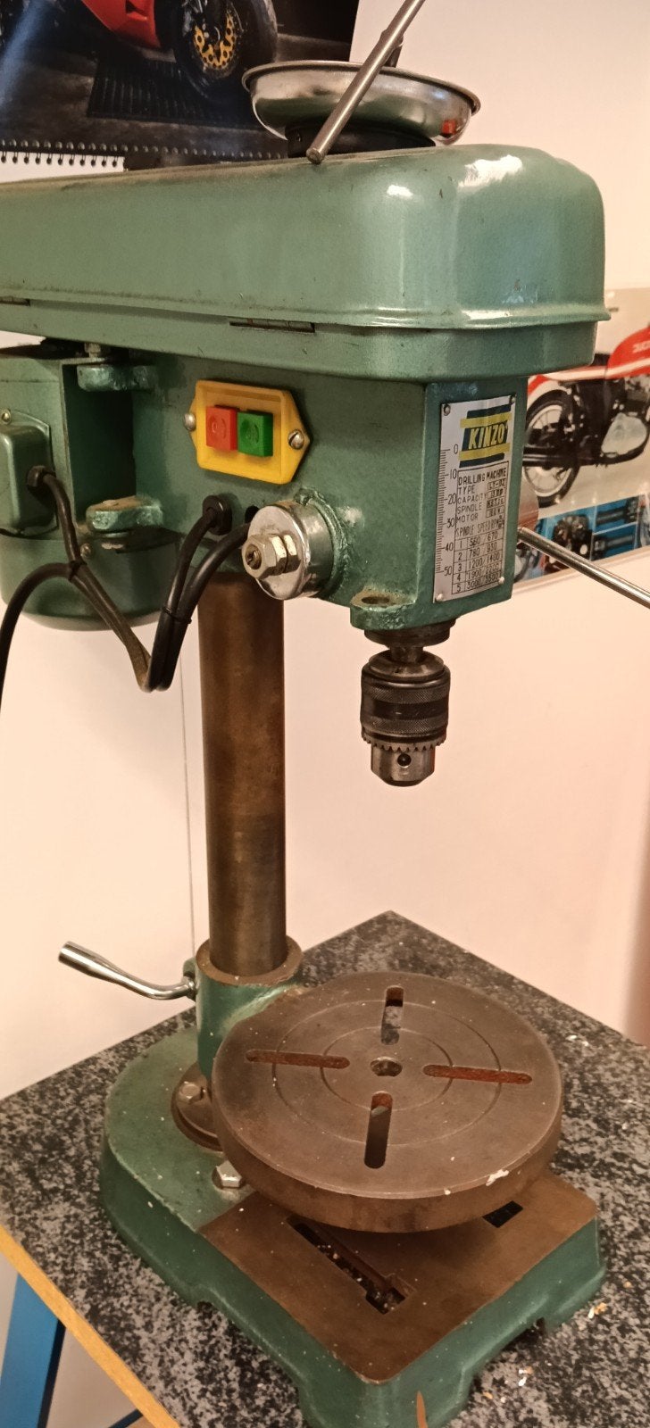 Boorkolom tafel model, Ophalen, Gebruikt, Minder dan 400 watt, Kolomboormachine