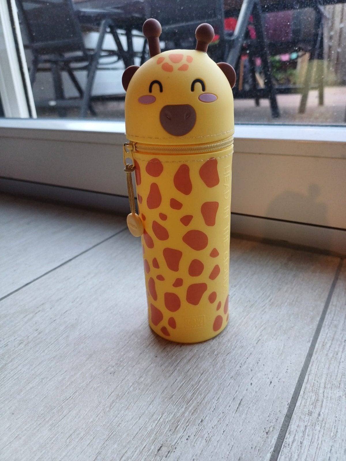 Legami etui giraffe met pennen, Diversen, Schrijfwaren, Ophalen, Gebruikt