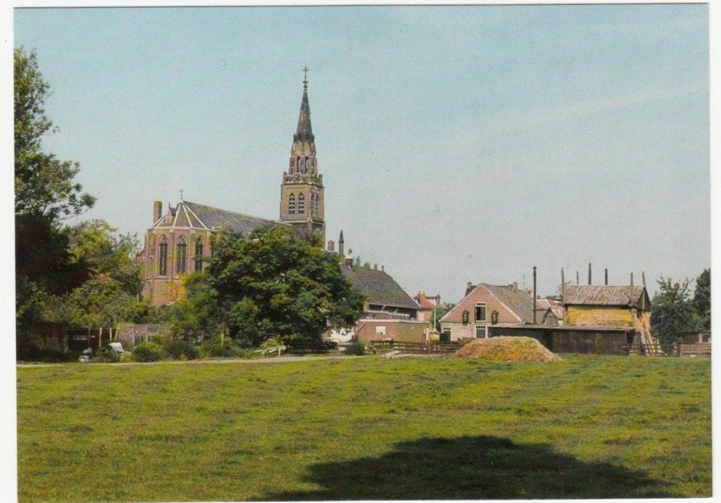 Voorschoten RK Kerk 1982 Ongelopen, Verzenden, 1980 tot heden, Ongelopen, Zuid-Holland