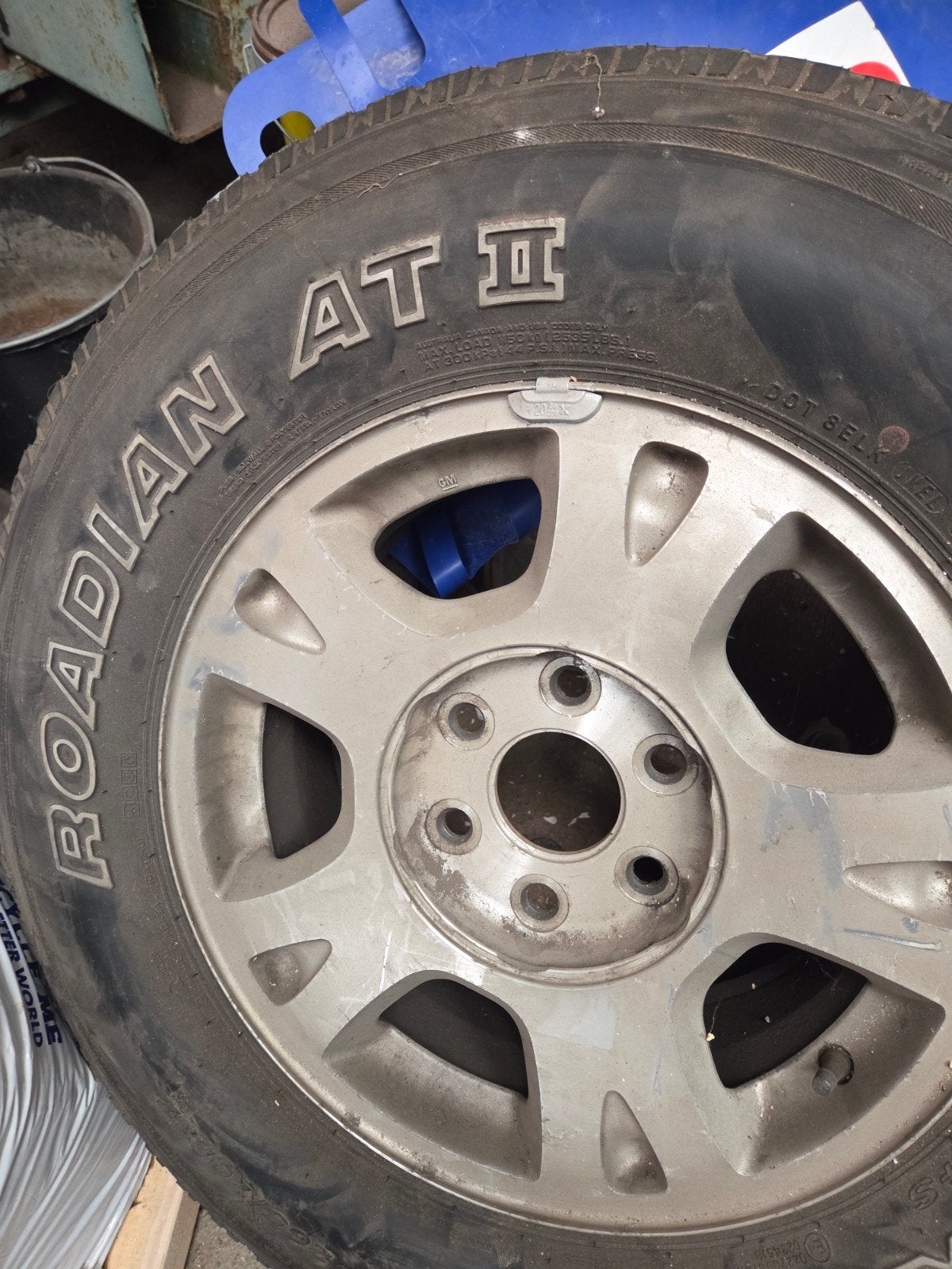 Nexen Roadian AT II banden met velgen - 265/70R17, Gebruikt, 265 mm, Banden en Velgen, 17 inch