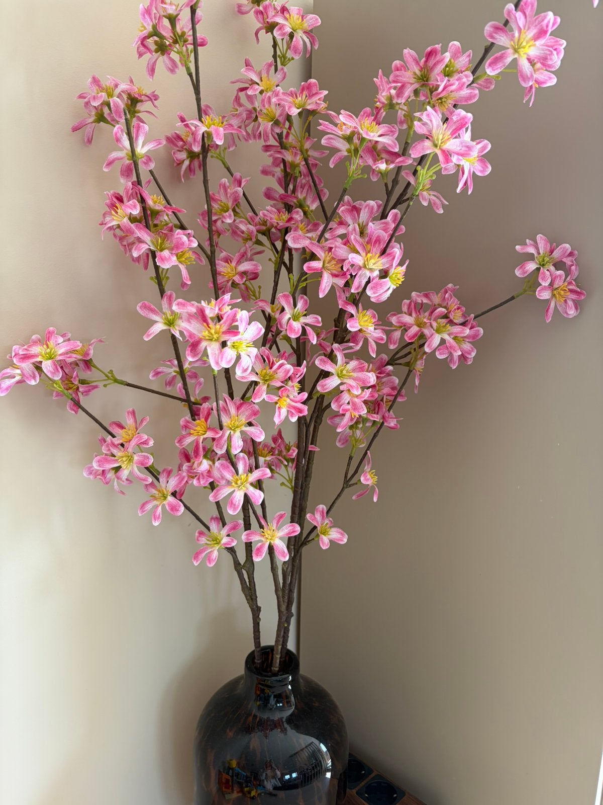 Kunstbloemen 110 cm lang, Huis en Inrichting, Woonaccessoires | Kunstplanten en Kunstbloemen, Ophalen of Verzenden, Zo goed als nieuw