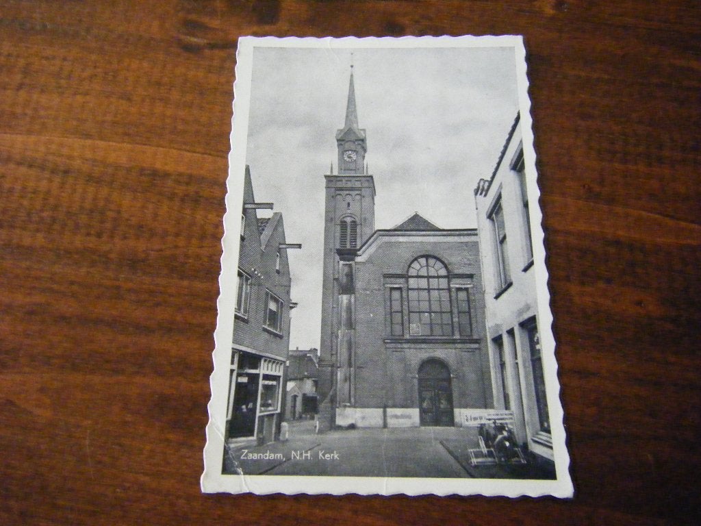 L41 - Zaandam - NH Kerk - Oud, Ophalen of Verzenden, 1940 tot 1960, Noord-Holland