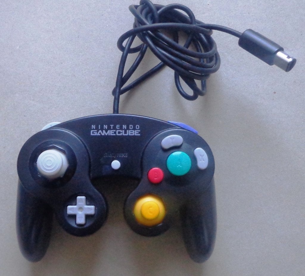 Originele Controller voor de Nintendo GameCube Zwart, Spelcomputers en Games, Ophalen of Verzenden, Zo goed als nieuw, Zwart, Met 1 controller