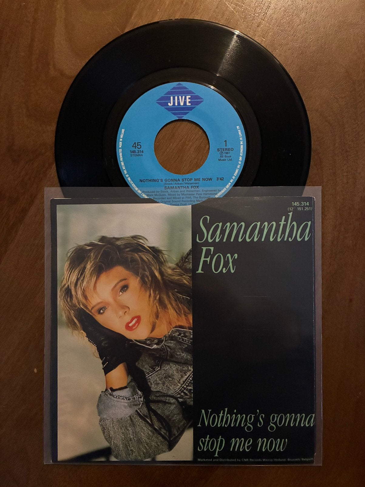 Samantha Fox - Nothing’s gonna stop me now, Ophalen of Verzenden, 7 inch