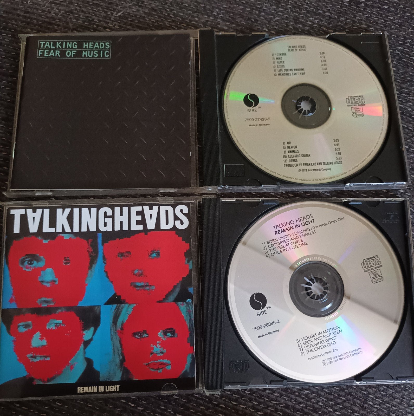 Talking Heads 2CD'S/Fear of Music+Remain in light VG+, Ophalen of Verzenden, Gebruikt, Poprock