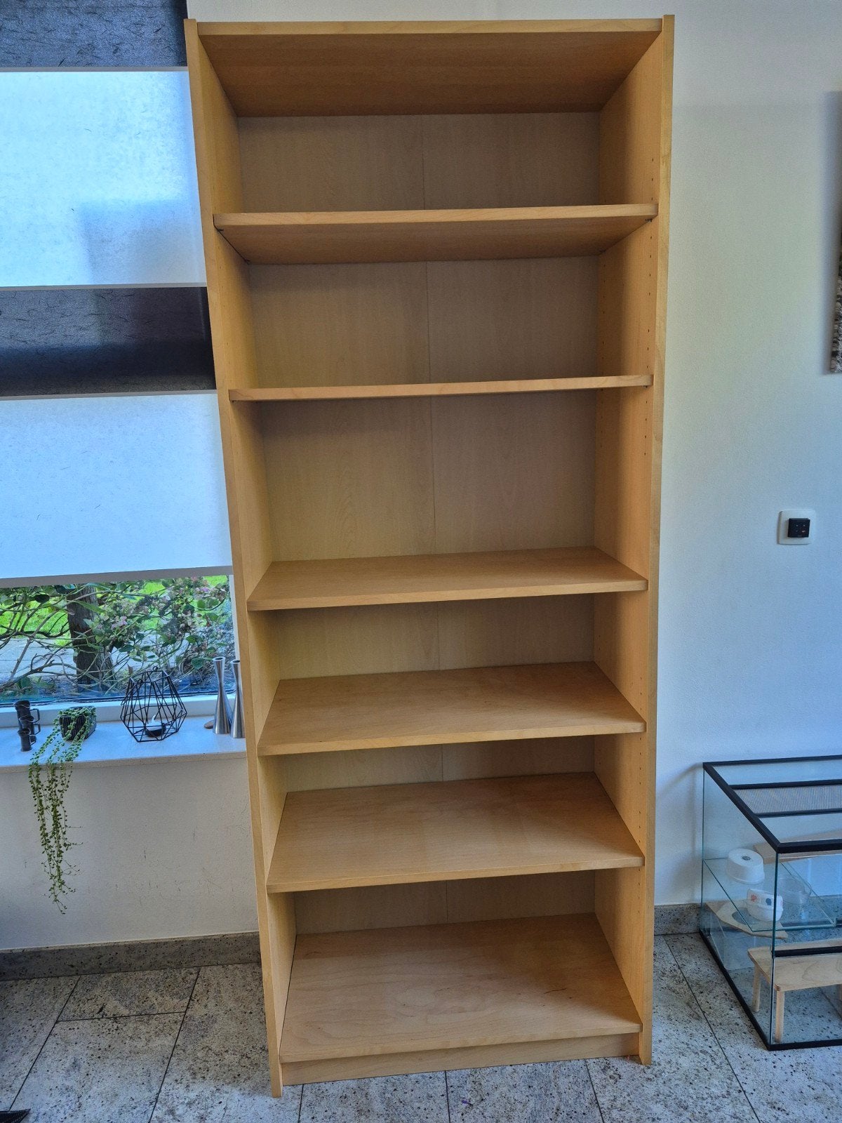 Billi Boekenkast - 80x39x202cm, Ophalen, Met plank(en), Gebruikt, 200 cm of meer