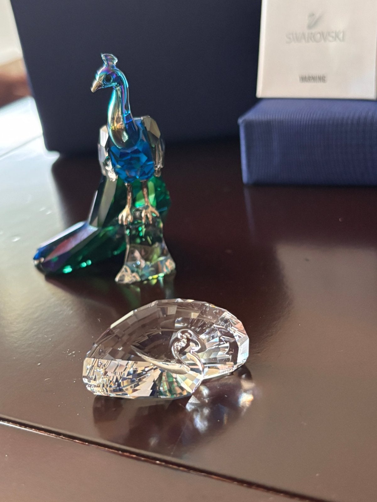 Zeldzaam! Swarovski SCS Pauw / Peacock 2013 + Plaquette, Ophalen of Verzenden, Zo goed als nieuw
