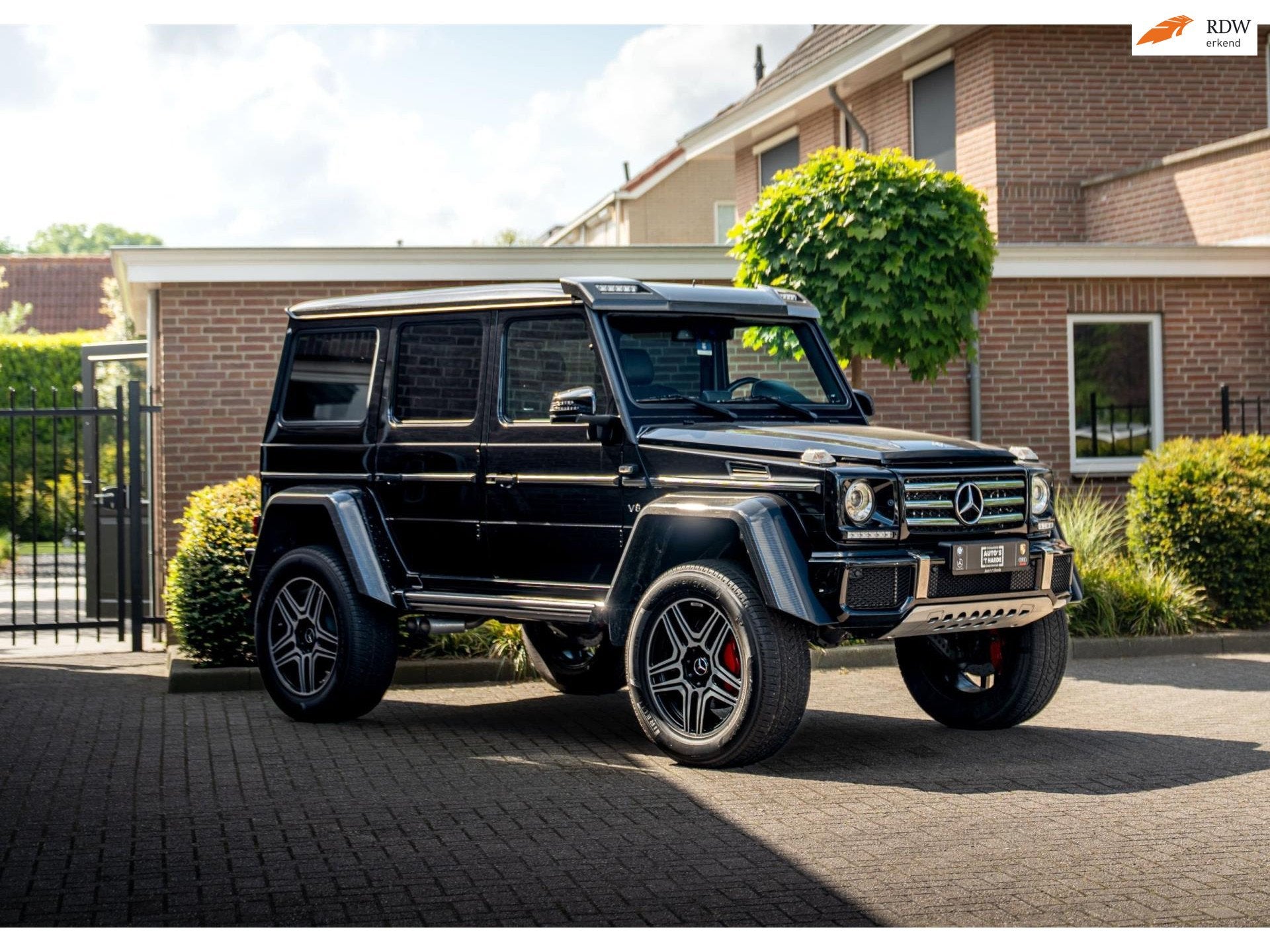 Mercedes-Benz G-klasse 500 4x4² 421 PK Carbon Pakket Harman, Auto's, Mercedes-Benz, Automaat, Dealer onderhouden, Automatische klimaatregeling