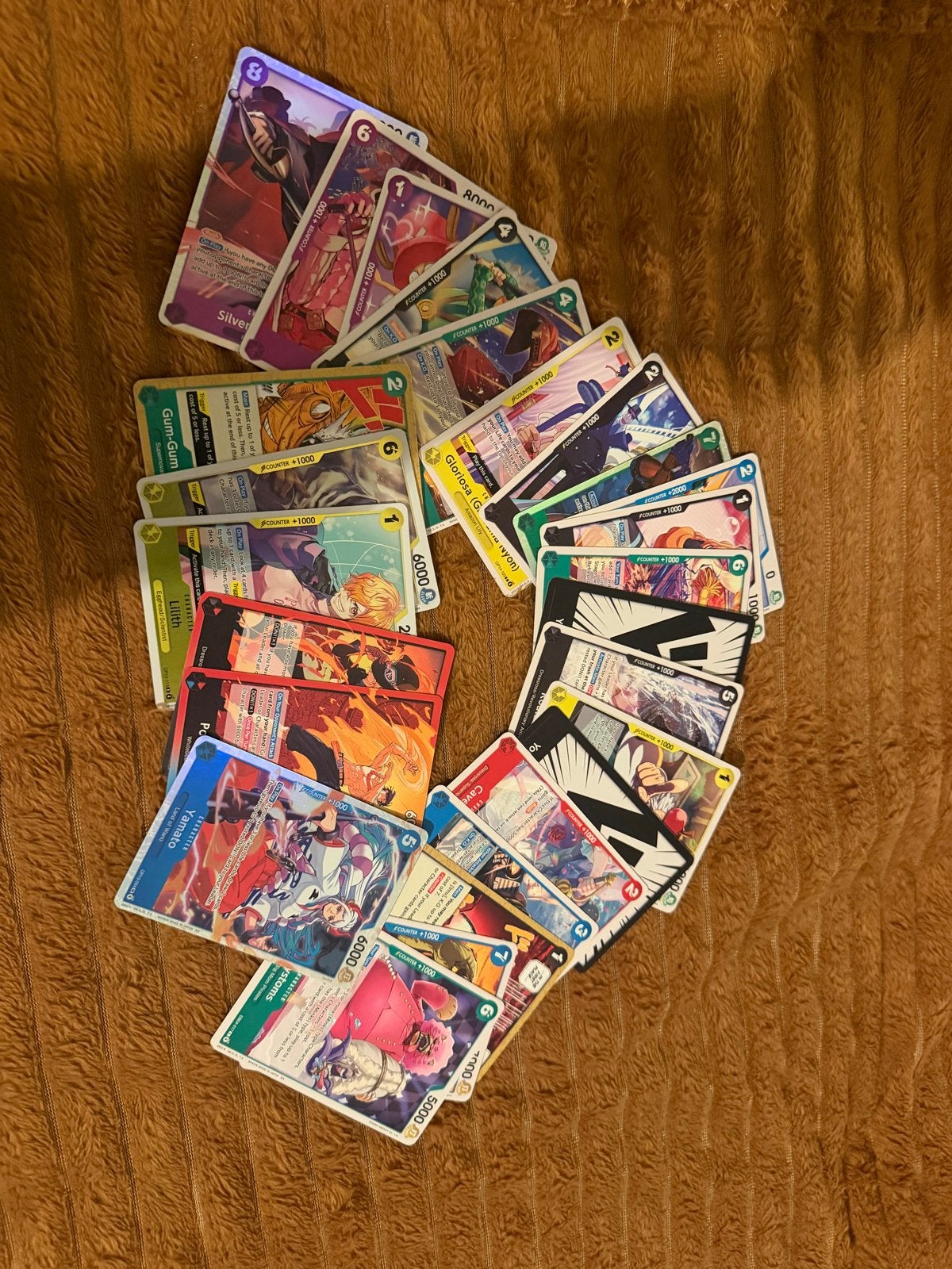 One Piece Kaarten - Diverse Collectie 26stk, Ophalen of Verzenden, Gebruikt, Meerdere kaarten