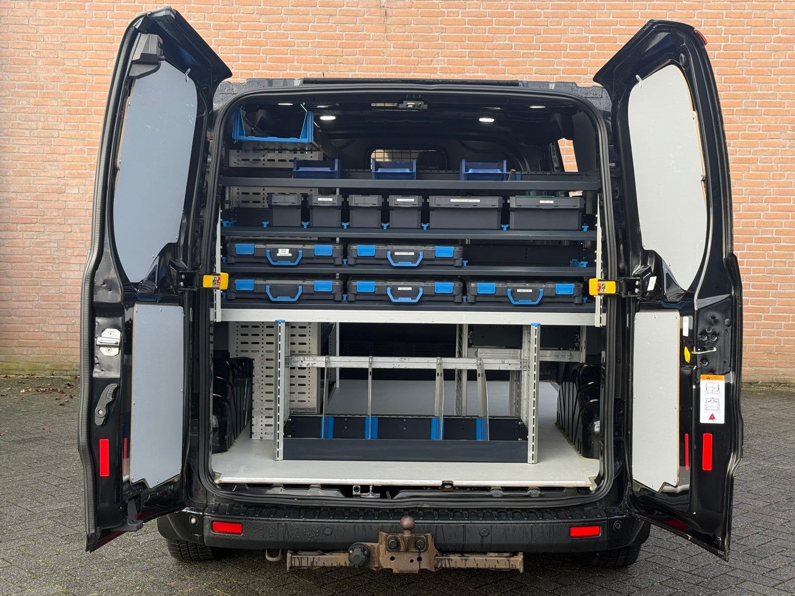 Ford Transit Custom 2.0TDCI 130PK Raptor Edition / Carplay /, Voorwielaandrijving, Stof, Met garantie (alle), Zwart